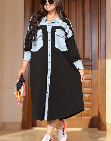 Lycra * Jeans Dress - Image 2