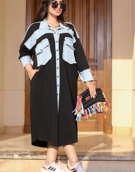 Lycra * Jeans Dress - Image 4