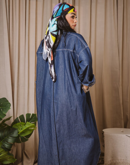 Stripped denim shirt - Image 3