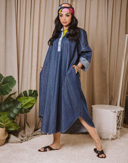 Stripped denim shirt