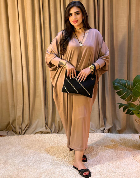 super soft v neck dress - Image 3