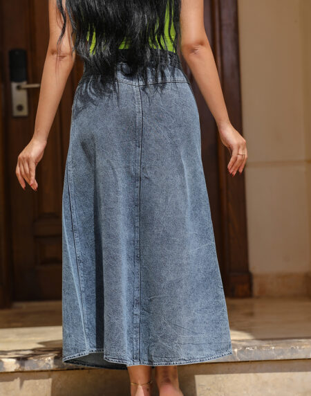 Maxi denim skirt - Image 4