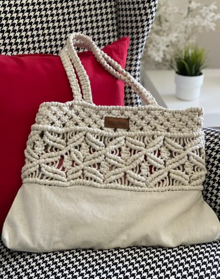 Macrame Tote Bag