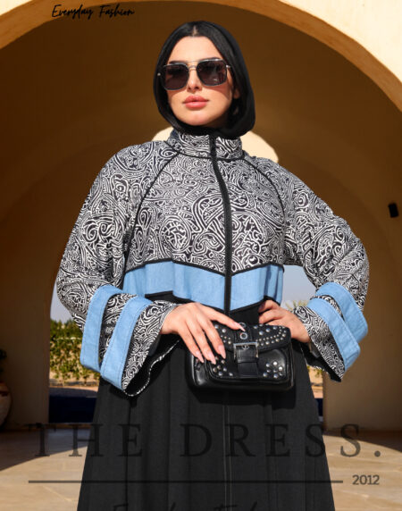 classic dress with vintage pattern - Image 3